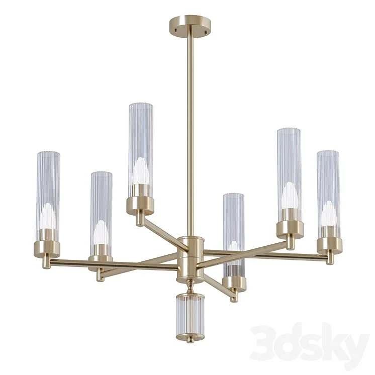 Brass Chandelier sku. 28125 by Pikartlights